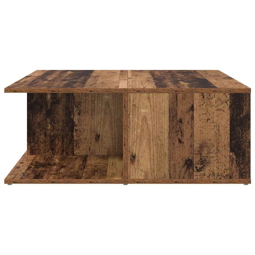 Table basse Vieux bois 80 x 80 x 31 cm Bois d'ingénierie - XIOS
