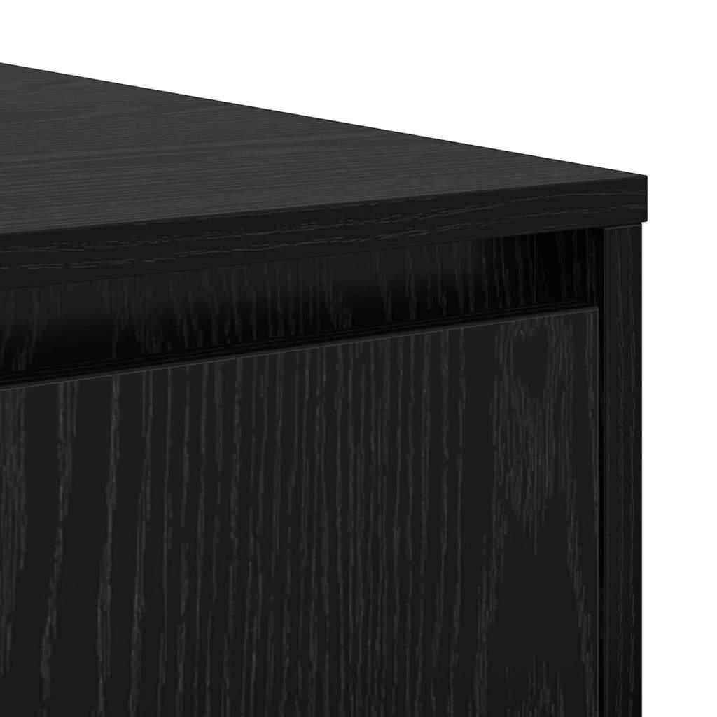 Table basse Chêne noir 80 x 80 x 31 cm Bois d'ingénierie - XIOS