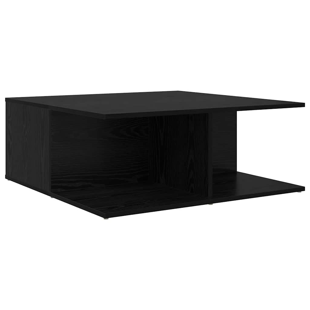 Table basse Chêne noir 80 x 80 x 31 cm Bois d'ingénierie - XIOS