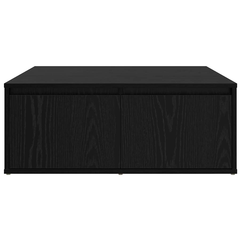 Table basse Chêne noir 80 x 80 x 31 cm Bois d'ingénierie - XIOS