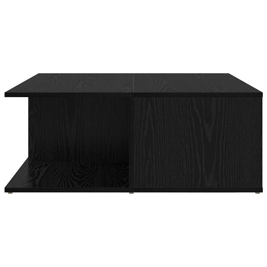 Table basse Chêne noir 80 x 80 x 31 cm Bois d'ingénierie - XIOS
