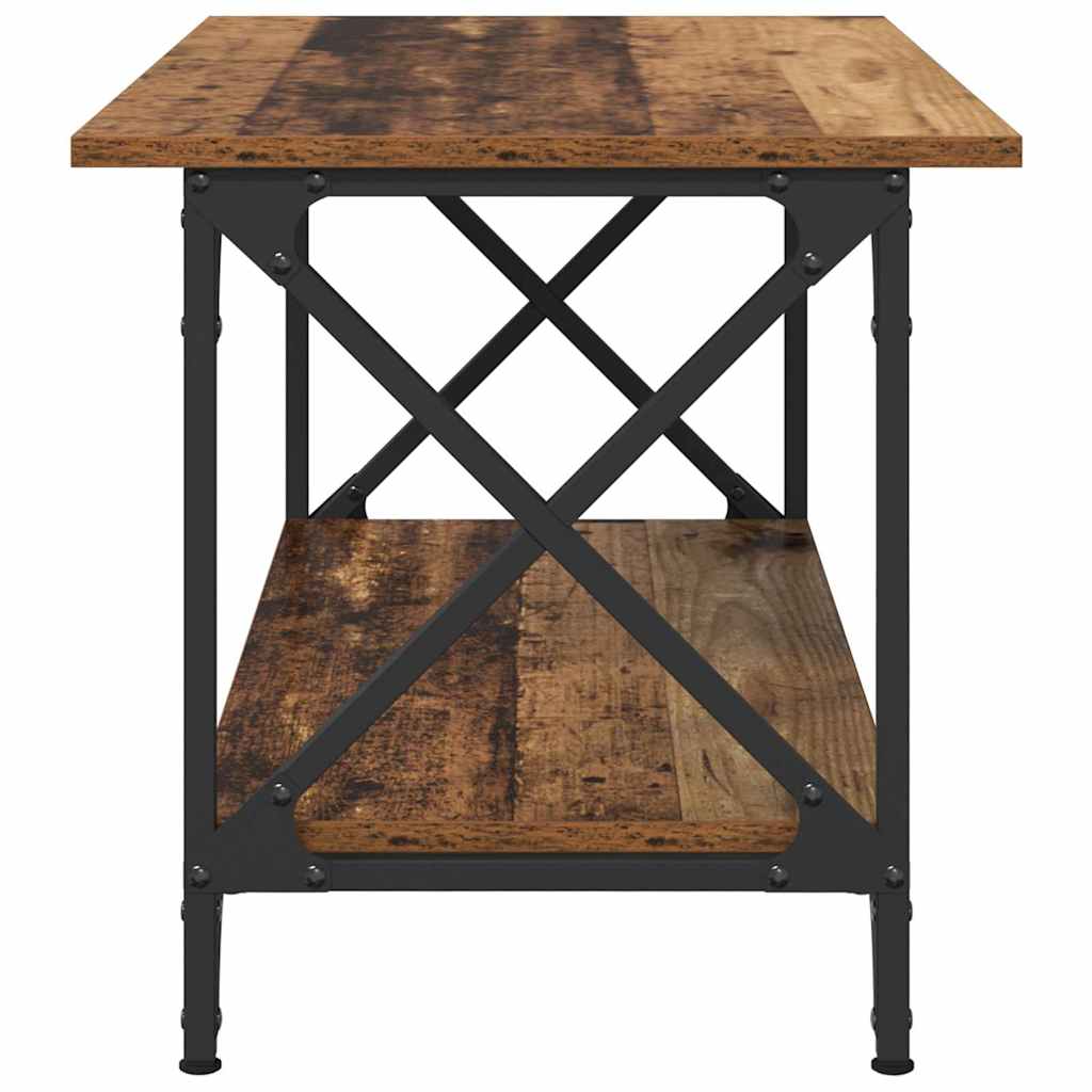 Table basse Bois ancien 80 x 45 x 45.5 cm Bois d'ingénierie