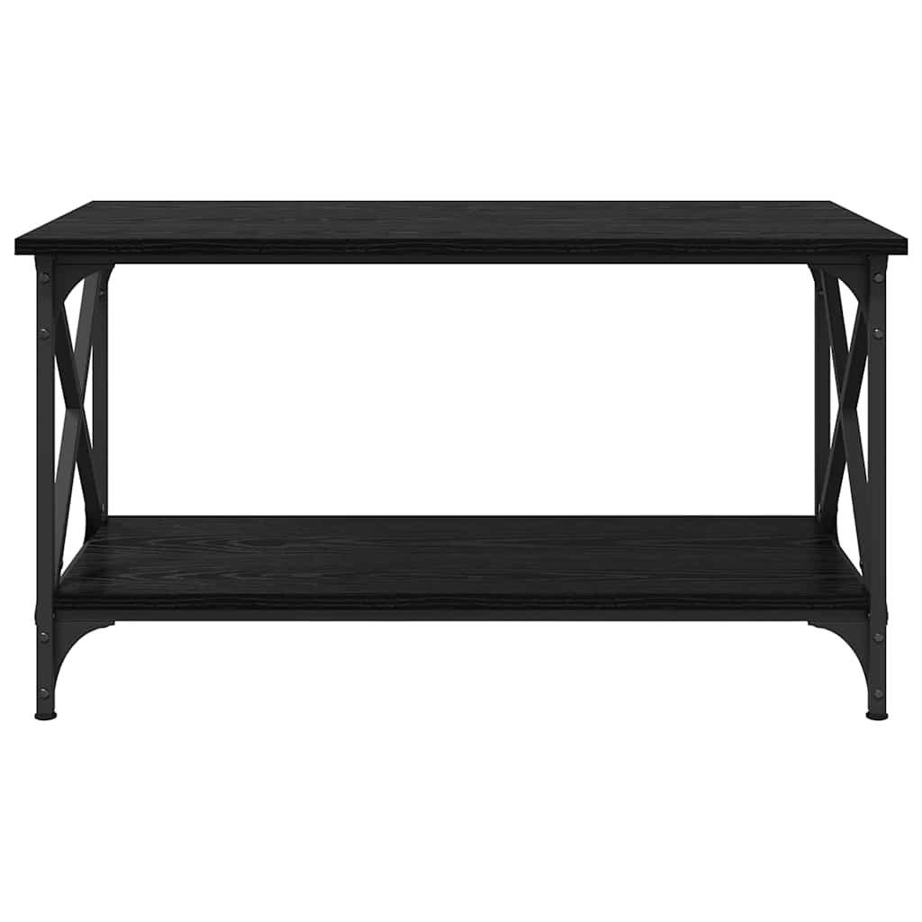 Table basse Chêne noir 80 x 45 x 45.5 cm Bois d'ingénierie - XIOS