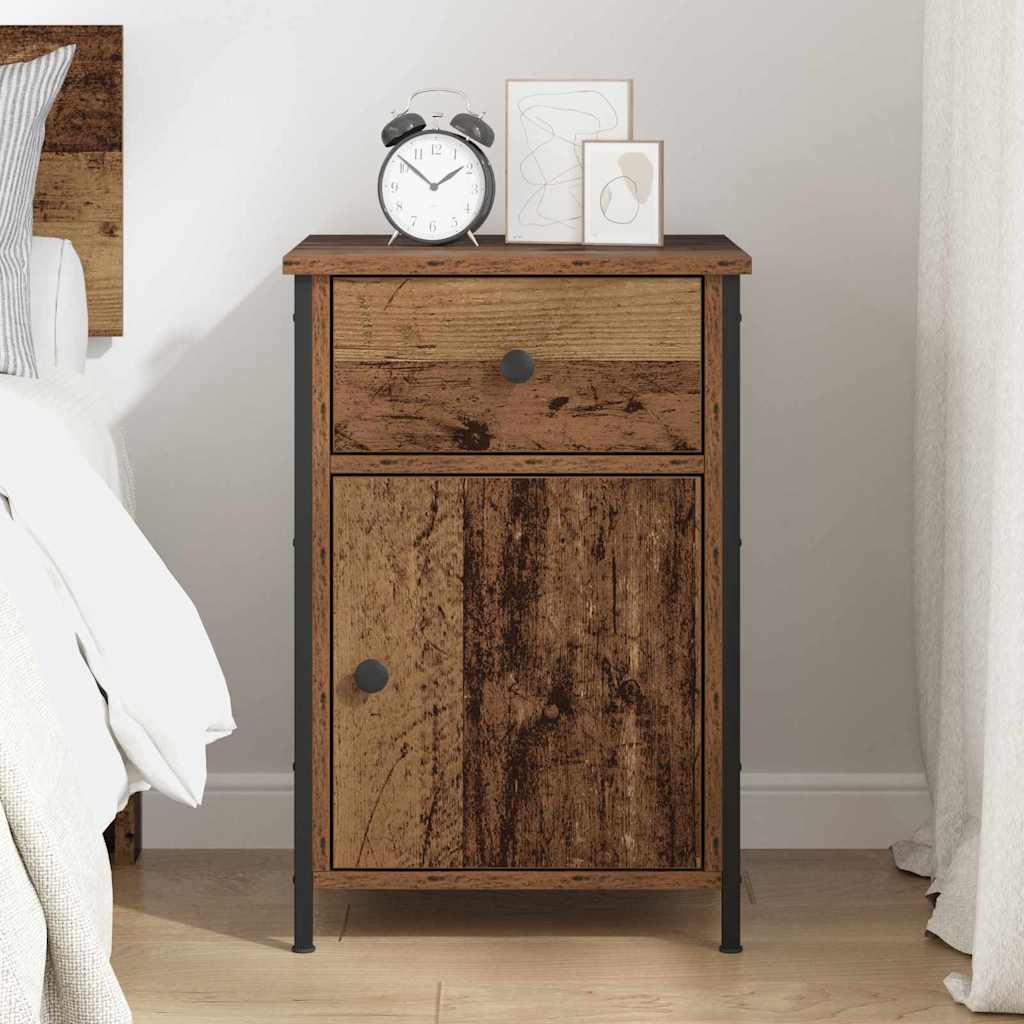 Cabinet de chevet Bois ancien 40 x 42 x 60 cm Bois d'ingénierie - XIOS