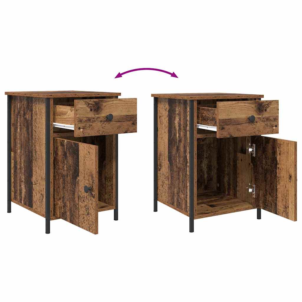 Cabinet de chevet Bois ancien 40 x 42 x 60 cm Bois d'ingénierie - XIOS