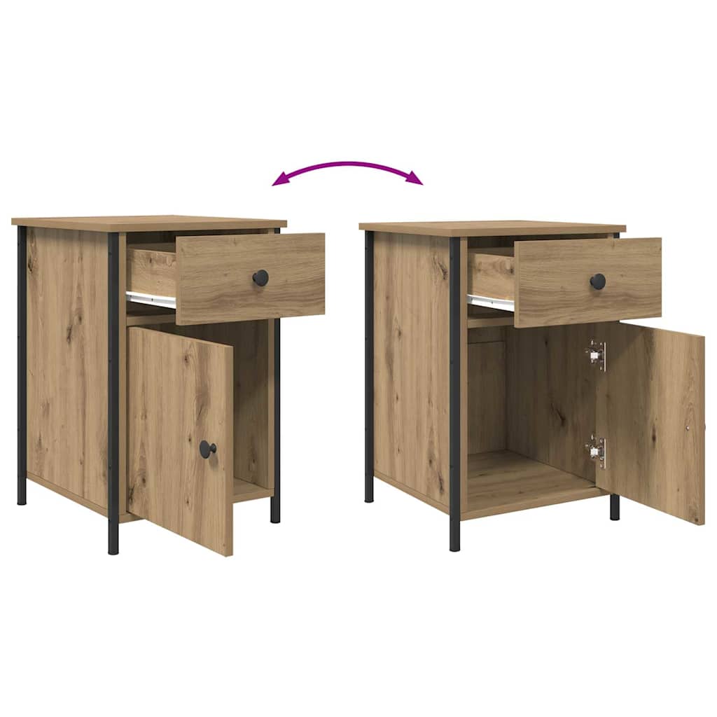 Cabinet de chevet Chêne artisanal 40 x 42 x 60 cm - XIOS