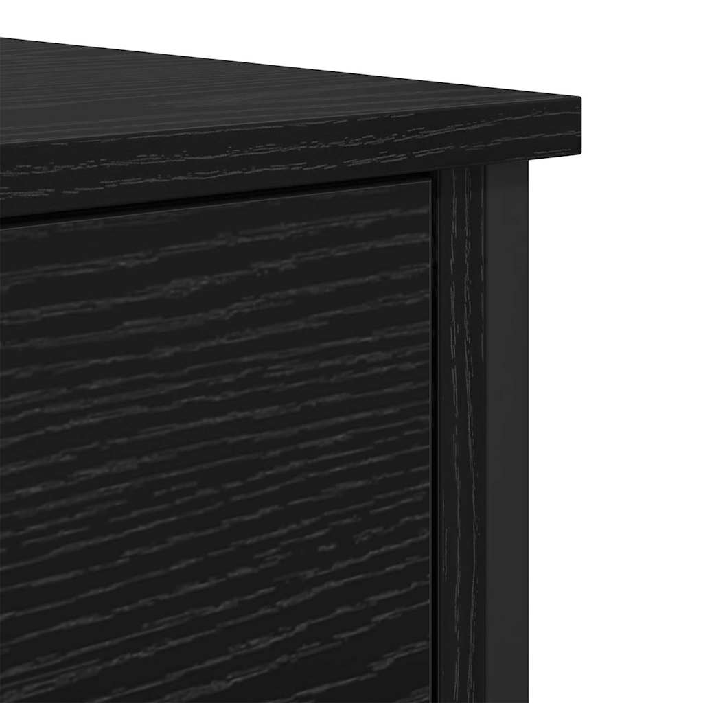 Cabinet de chevet avec tiroir 2 pcs Chêne noir 40 x 42 x 60 cm