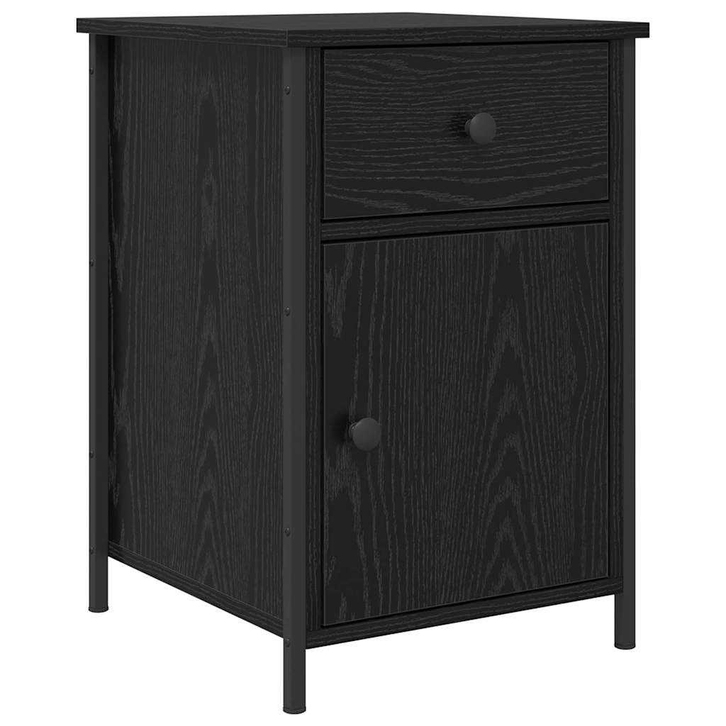 Cabinet de chevet avec tiroir 2 pcs Chêne noir 40 x 42 x 60 cm - XIOS