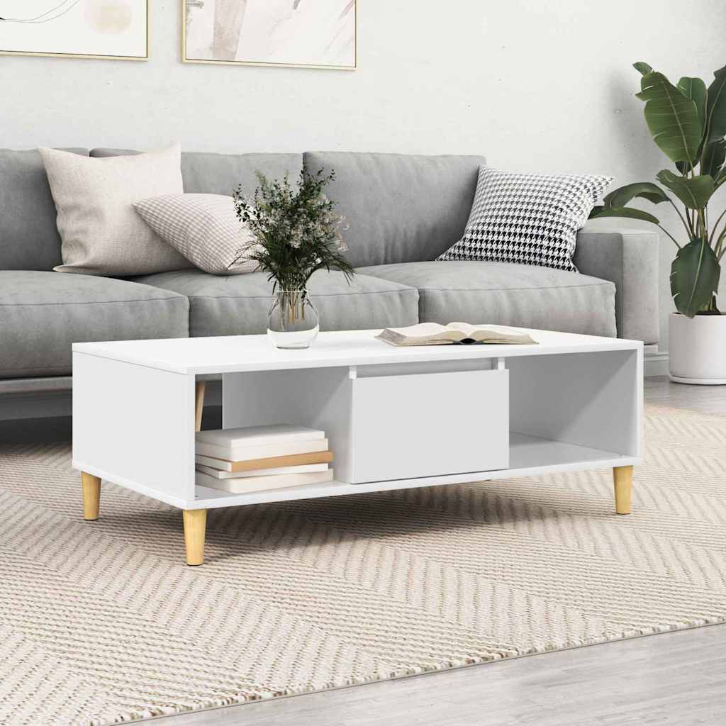 Table basse Blanc 102 x 55 x 35 cm - XIOS