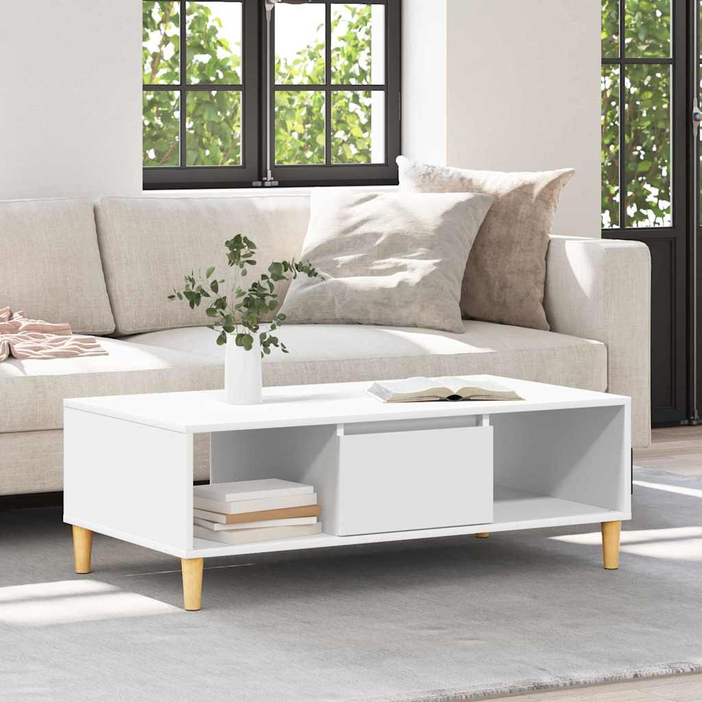Table basse Blanc 102 x 55 x 35 cm - XIOS