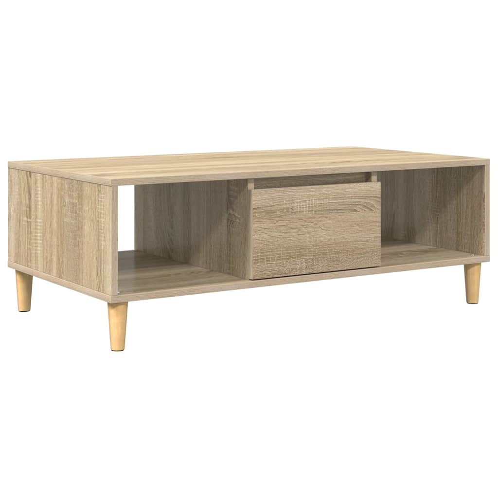 Table basse Chêne sonoma 103,5 x 60 x 35 cm Bois d'ingénierie - XIOS