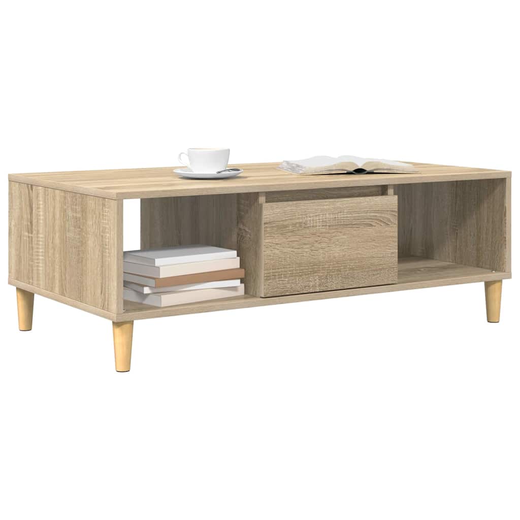 Table basse Chêne sonoma 103,5 x 60 x 35 cm Bois d'ingénierie - XIOS