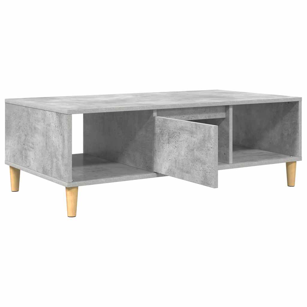 Table basse Gris béton 103,5 x 60 x 35 cm Bois d'ingénierie - XIOS