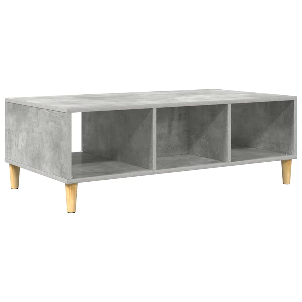 Table basse Gris béton 103,5 x 60 x 35 cm Bois d'ingénierie - XIOS