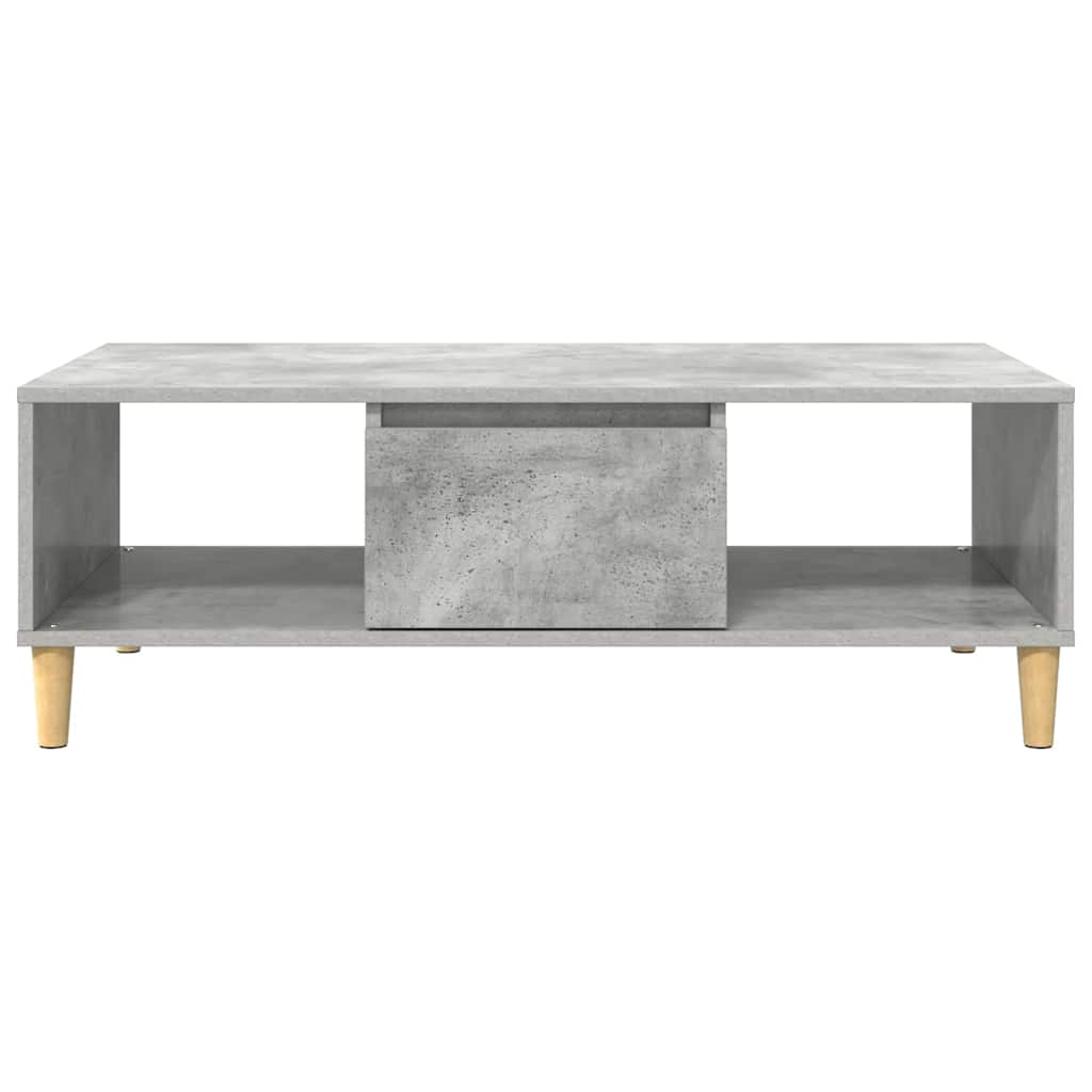 Table basse Gris béton 103,5 x 60 x 35 cm Bois d'ingénierie - XIOS