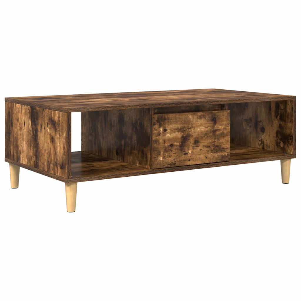 Table basse Chêne fumé 103,5 x 60 x 35 cm Bois d'ingénierie - XIOS