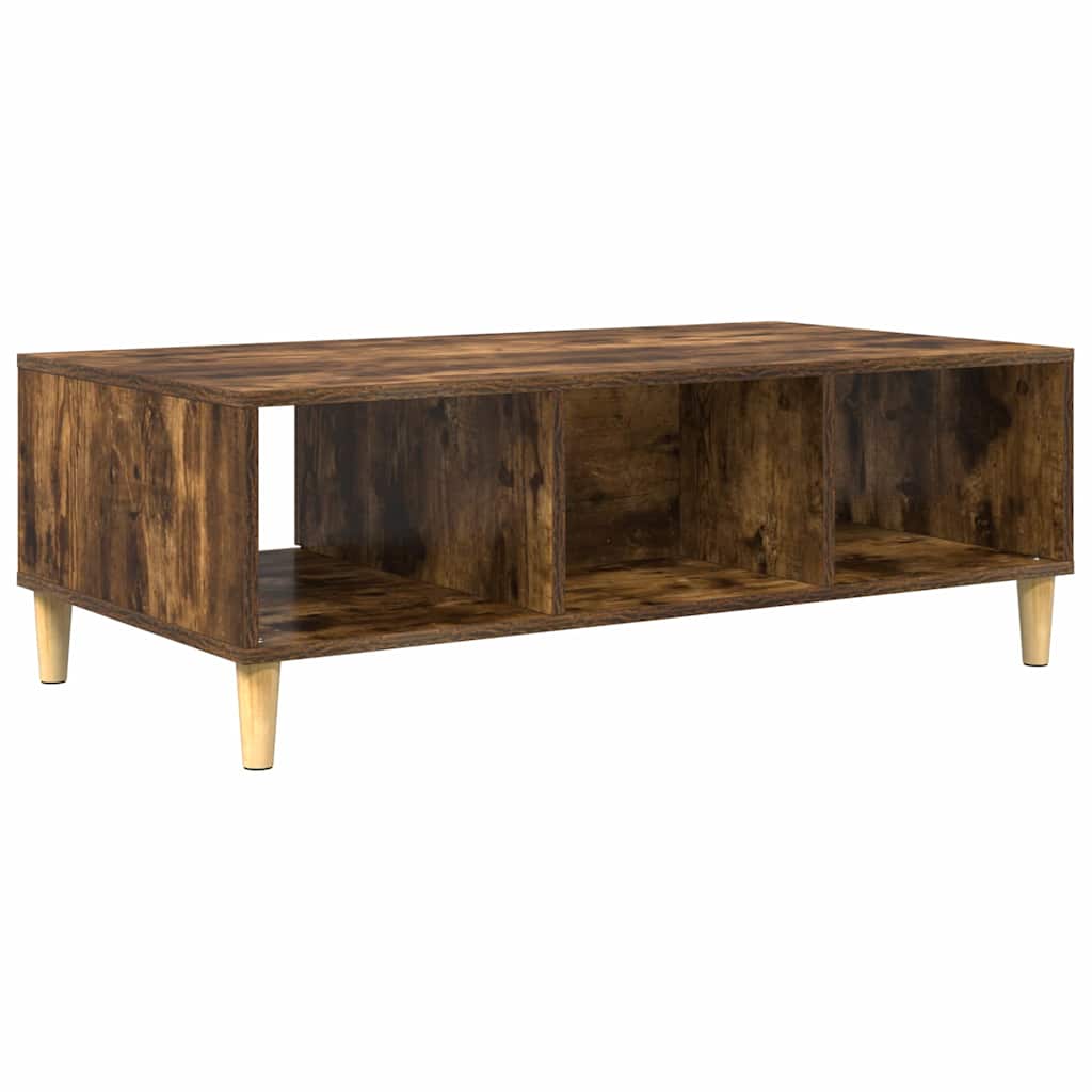 Table basse Chêne fumé 103,5 x 60 x 35 cm Bois d'ingénierie - XIOS