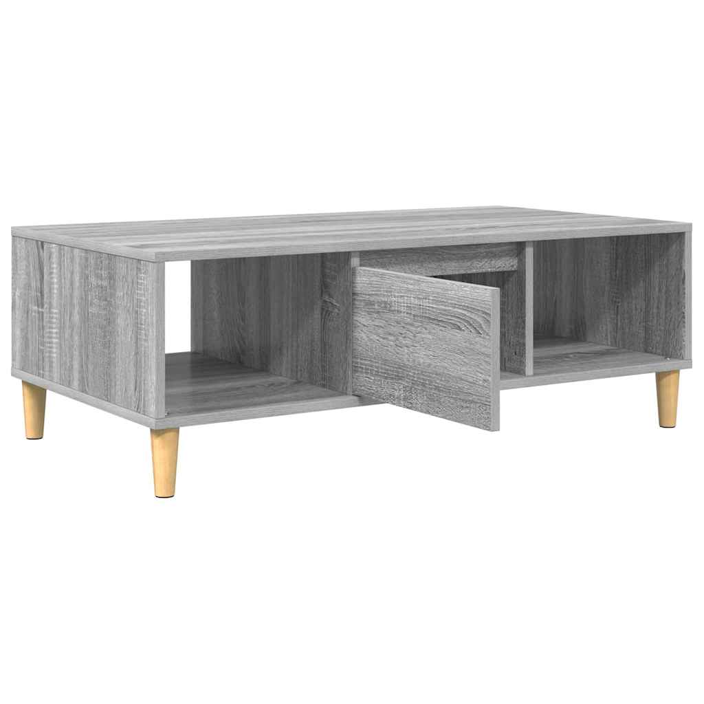 Table basse Sonoma gris 103,5 x 60 x 35 cm Bois d'ingénierie - XIOS