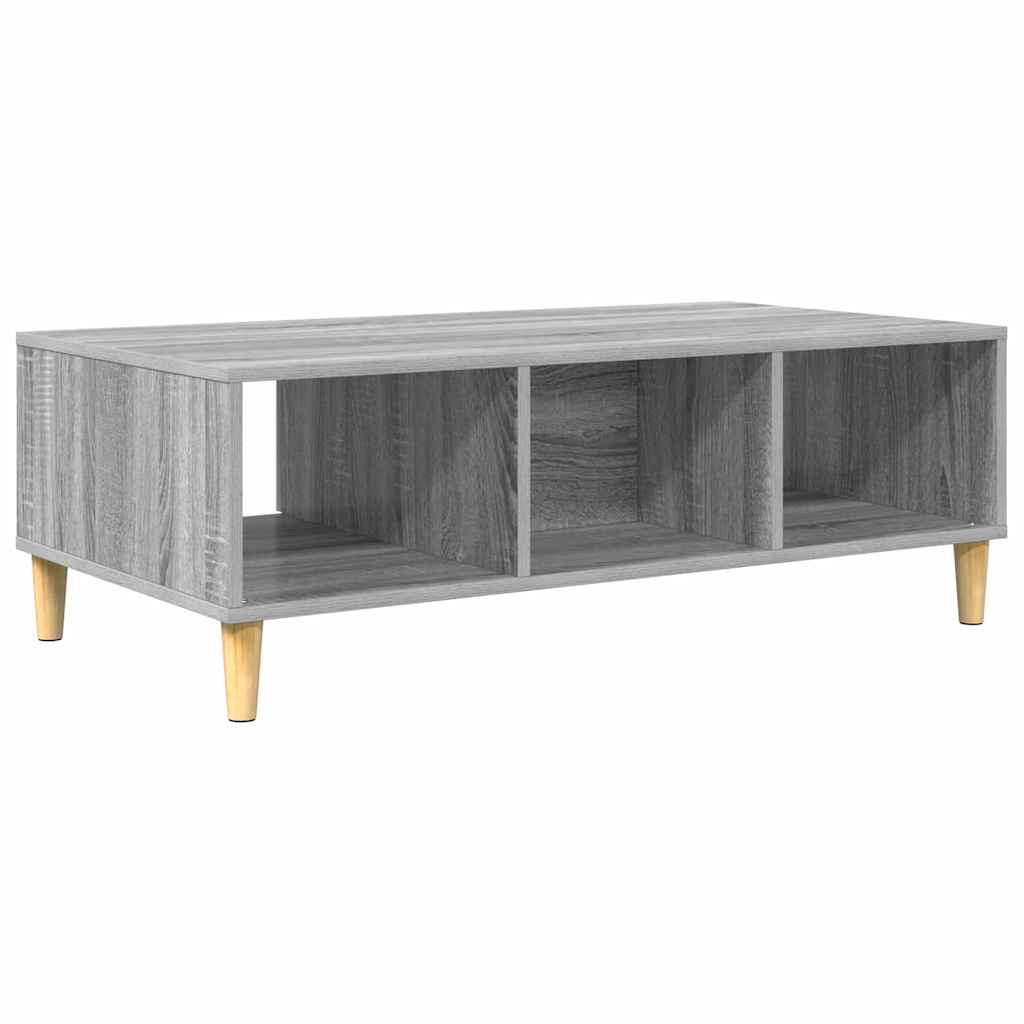 Table basse Sonoma gris 103,5 x 60 x 35 cm Bois d'ingénierie - XIOS