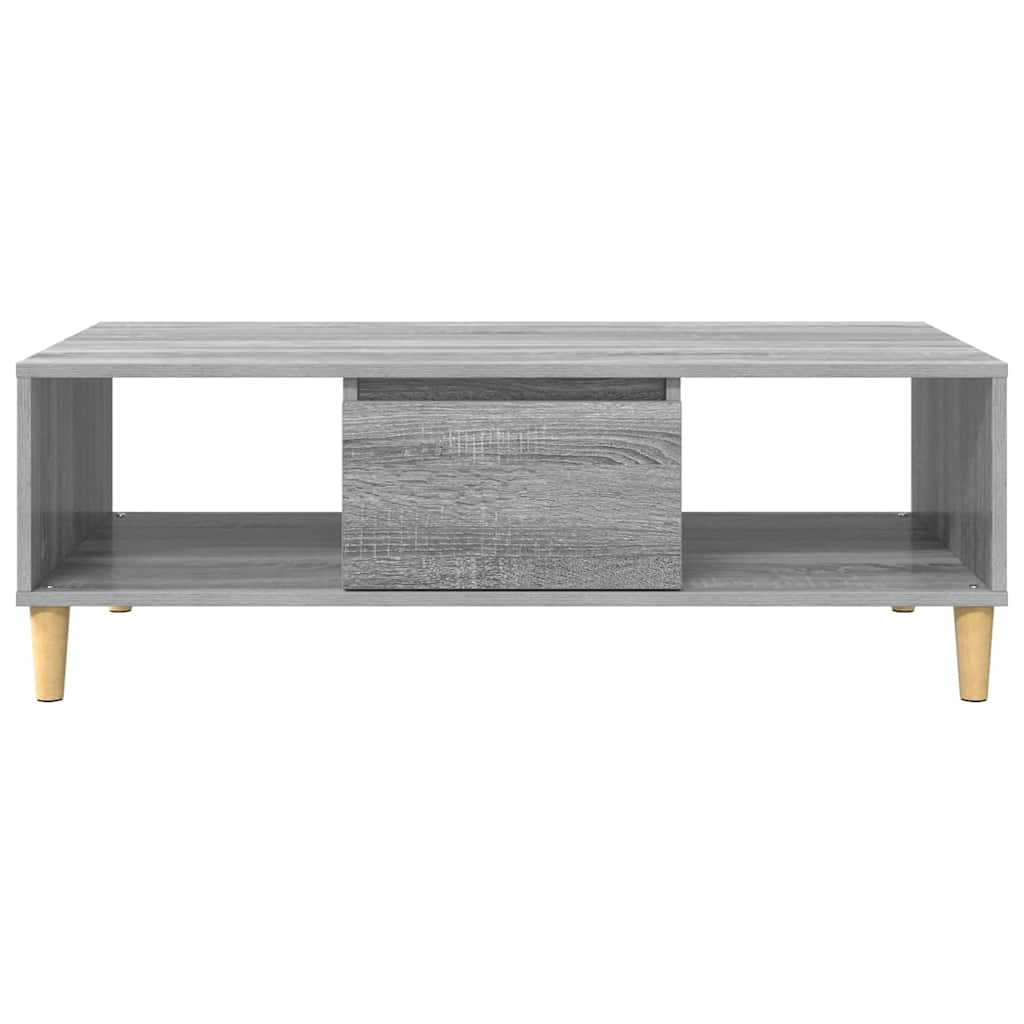 Table basse Sonoma gris 103,5 x 60 x 35 cm Bois d'ingénierie - XIOS