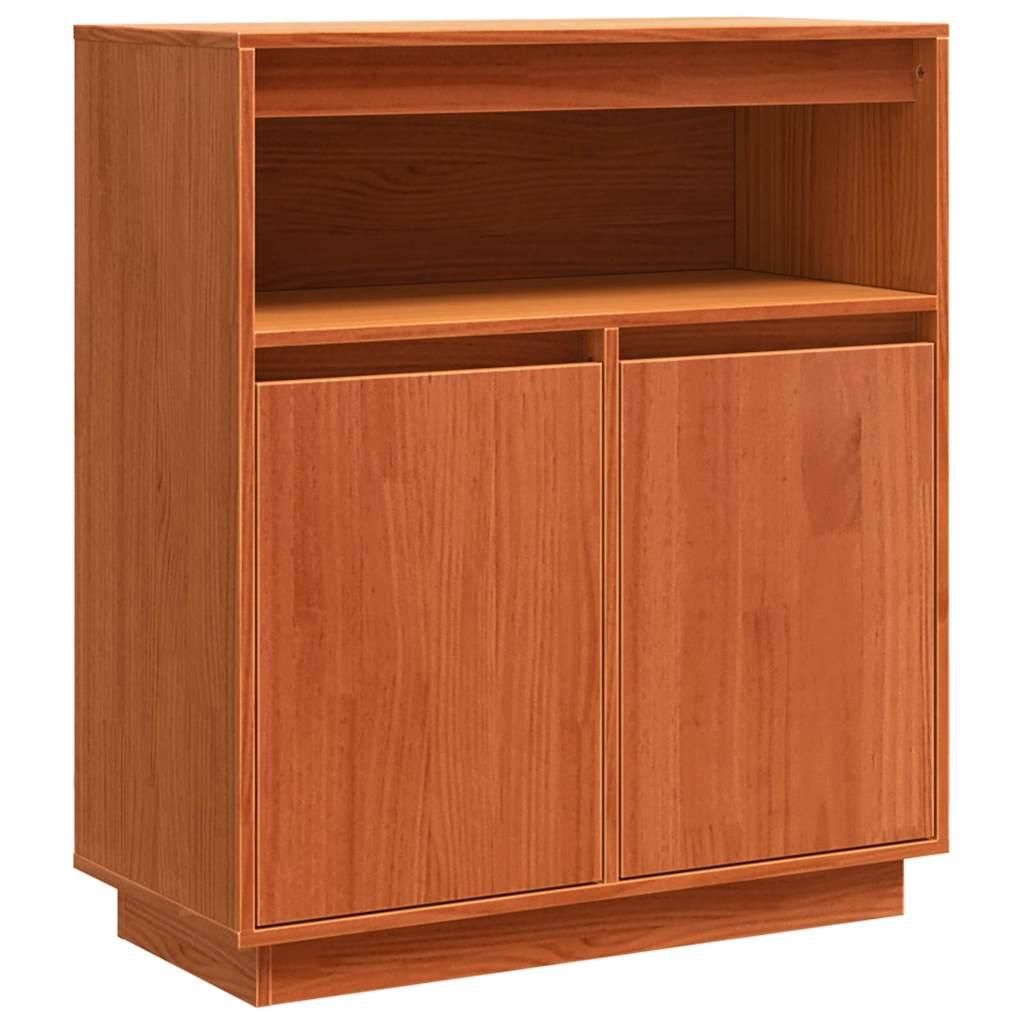 Buffet Marron cire 70 x 34 x 80 cm Bois massif en pin - XIOS