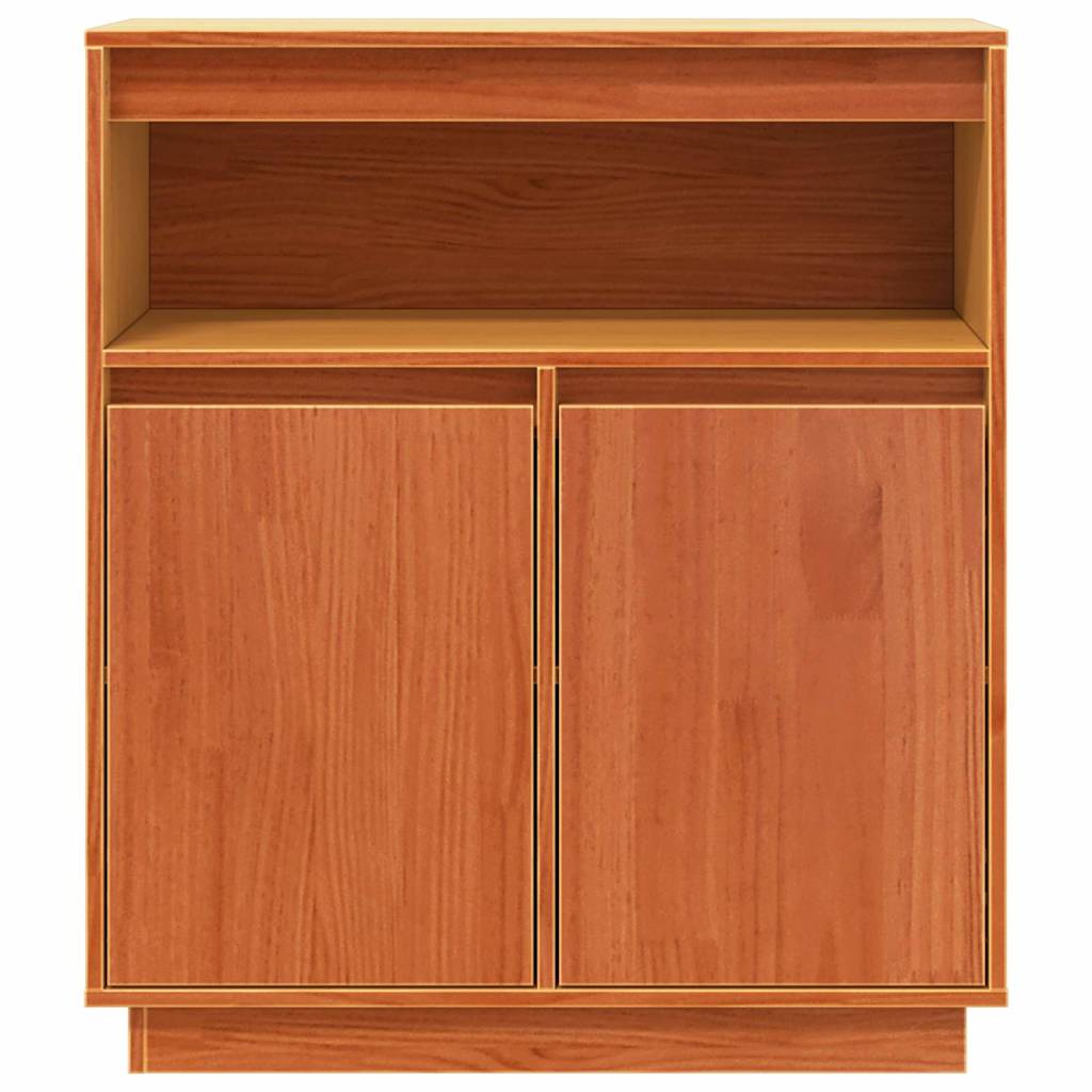 Buffet Marron cire 70 x 34 x 80 cm Bois massif en pin - XIOS