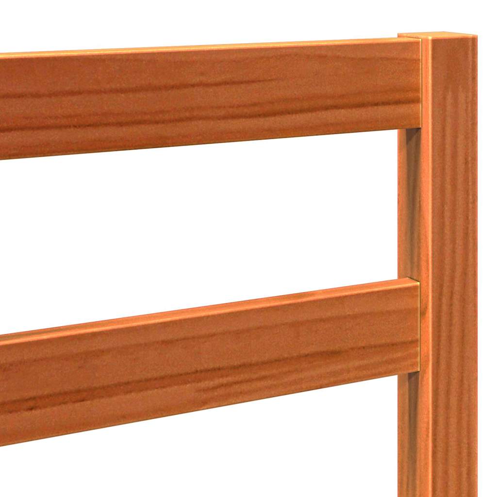 Tête de lit Marron cire 145.5 x 4 x 104 cm Bois massif en pin - XIOS