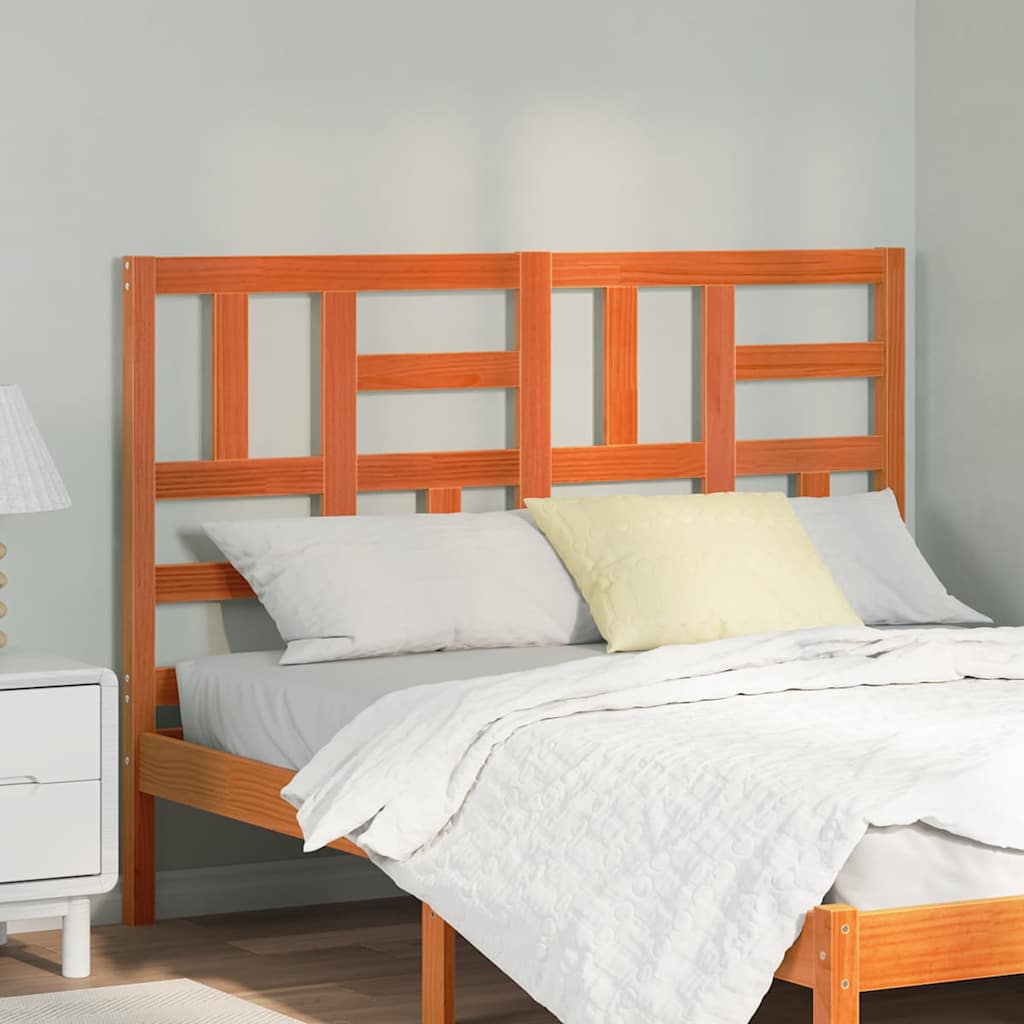 Tête de lit Brun cire 145,5 x 4 x 104 cm Pin massif - XIOS