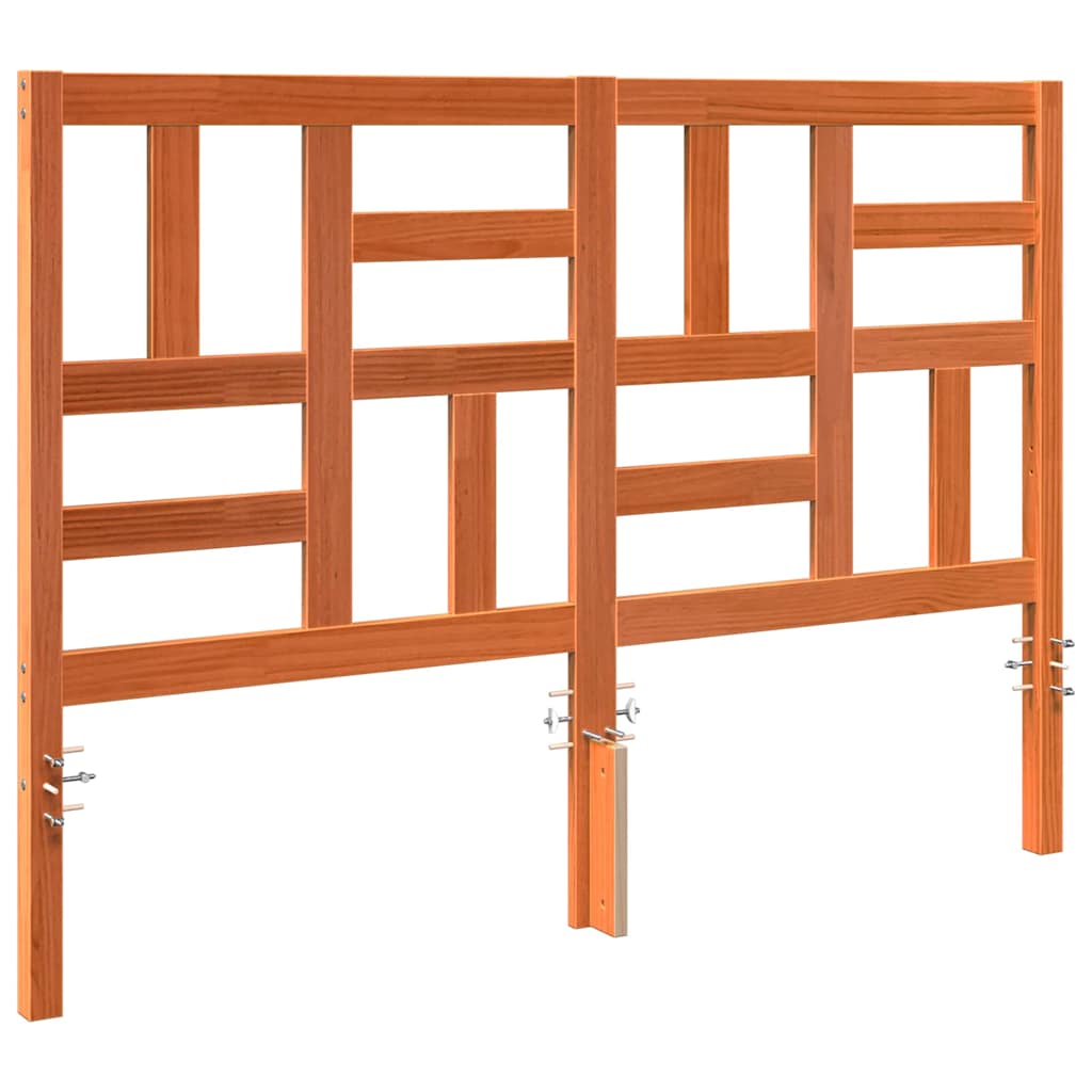 Tête de lit Marron cire 145.5 x 4 x 104 cm Bois massif en pin - XIOS