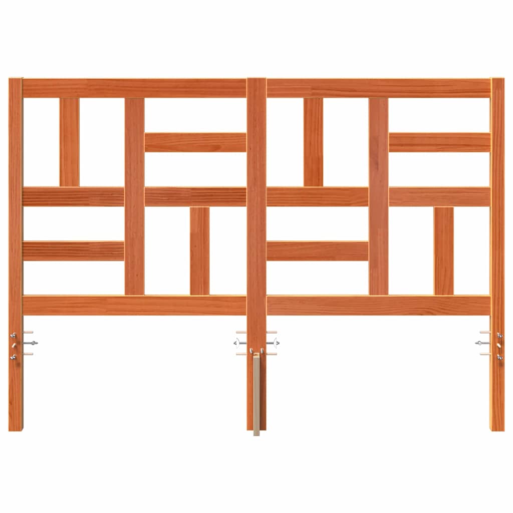 Tête de lit Marron cire 145.5 x 4 x 104 cm Bois massif en pin - XIOS