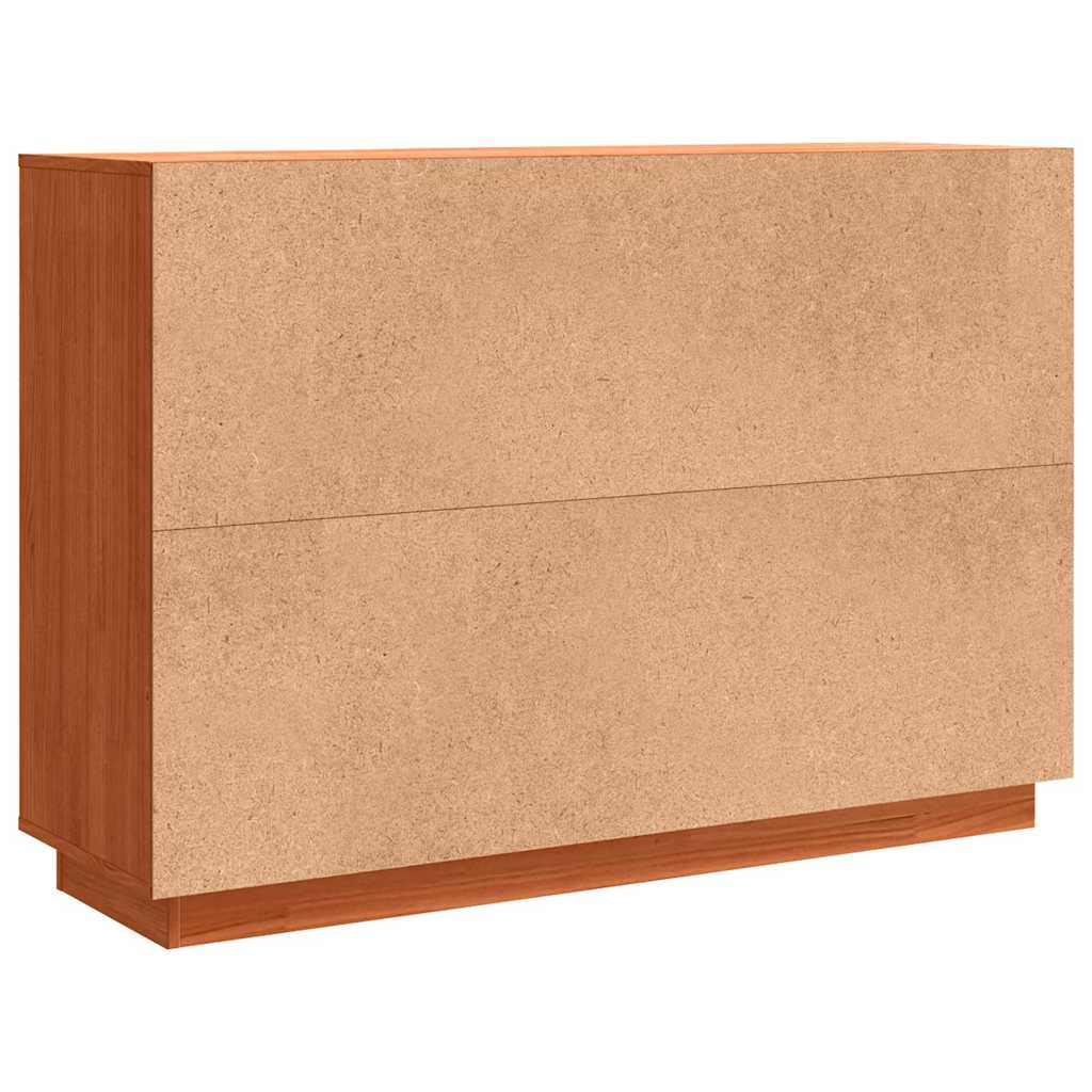 Buffet avec tiroir Brun cire 110 x 34 x 75 cm Pin massif - XIOS