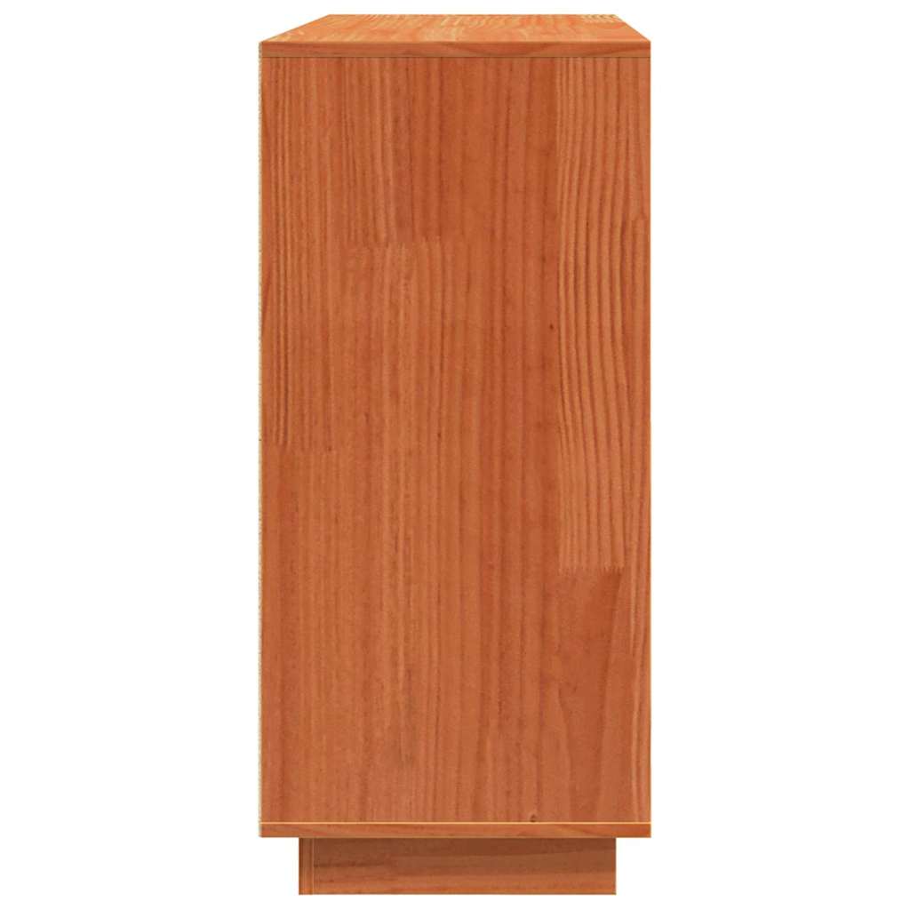 Buffet Marron cire 110 x 34 x 75 cm Bois massif en pin - XIOS