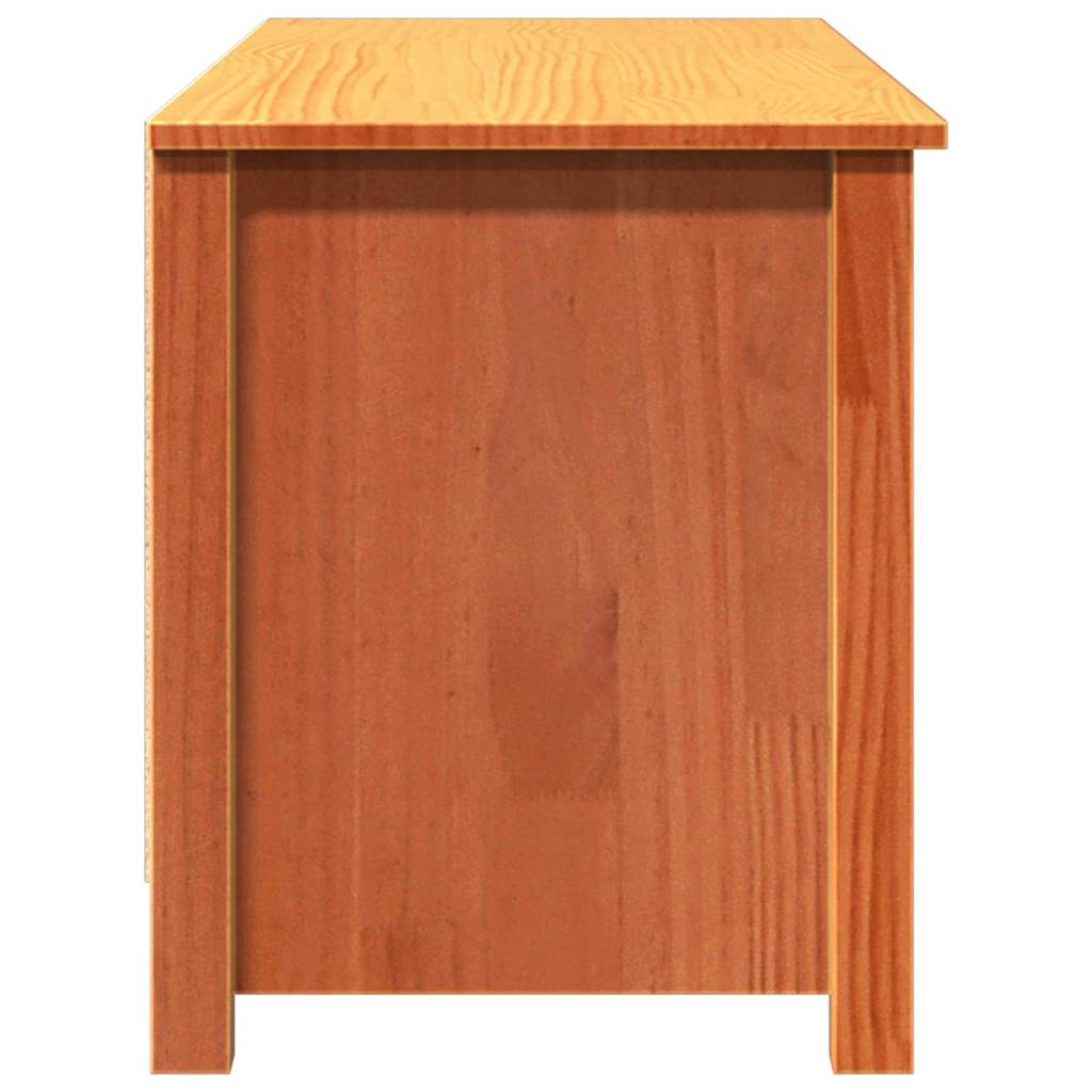 Banc de rangement Brun cire 110 x 38 x 45,5 cm Pin massif - XIOS