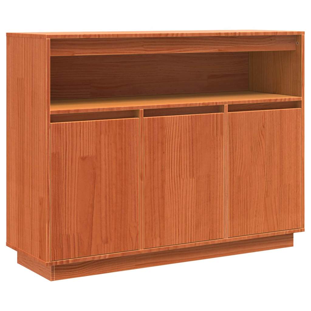 Buffet Brun cire 104,5 x 34 x 80 cm Pin massif - XIOS