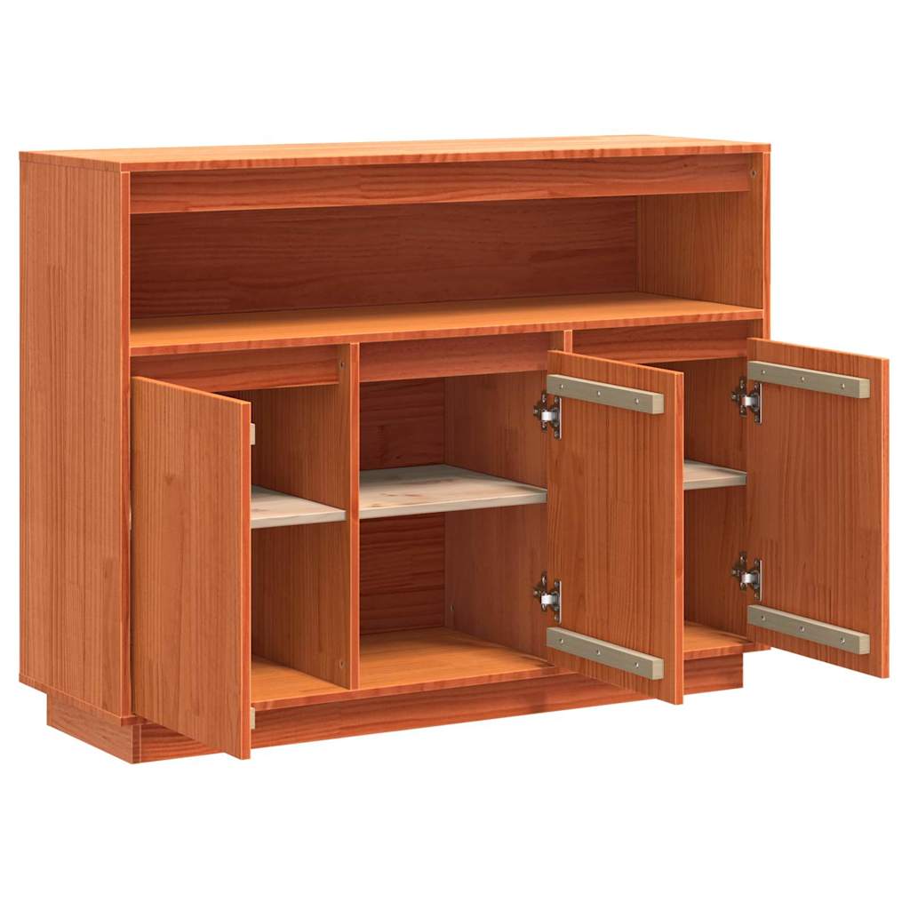 Buffet Brun cire 104,5 x 34 x 80 cm Pin massif - XIOS