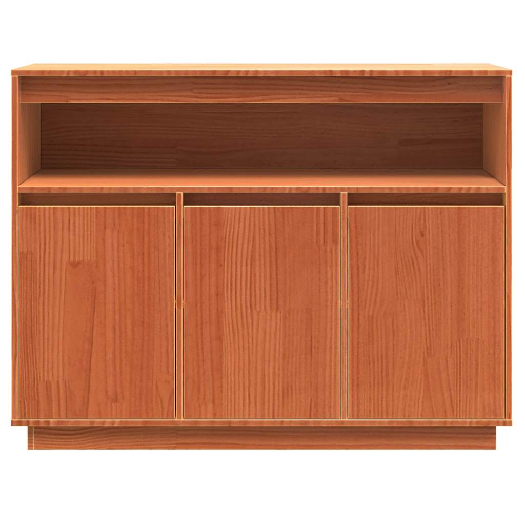 Buffet Brun cire 104,5 x 34 x 80 cm Pin massif - XIOS