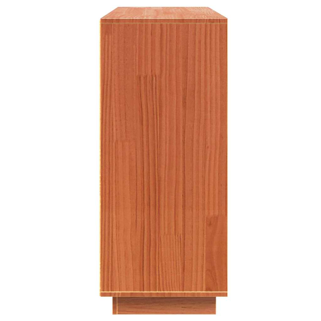 Buffet Brun cire 104,5 x 34 x 80 cm Pin massif - XIOS