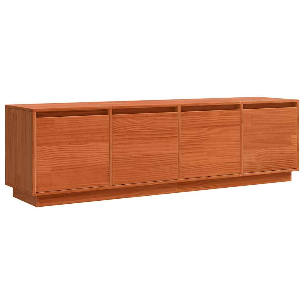 Meuble TV Marron 156 x 37 x 45 cm Bois de pin massif - XIOS