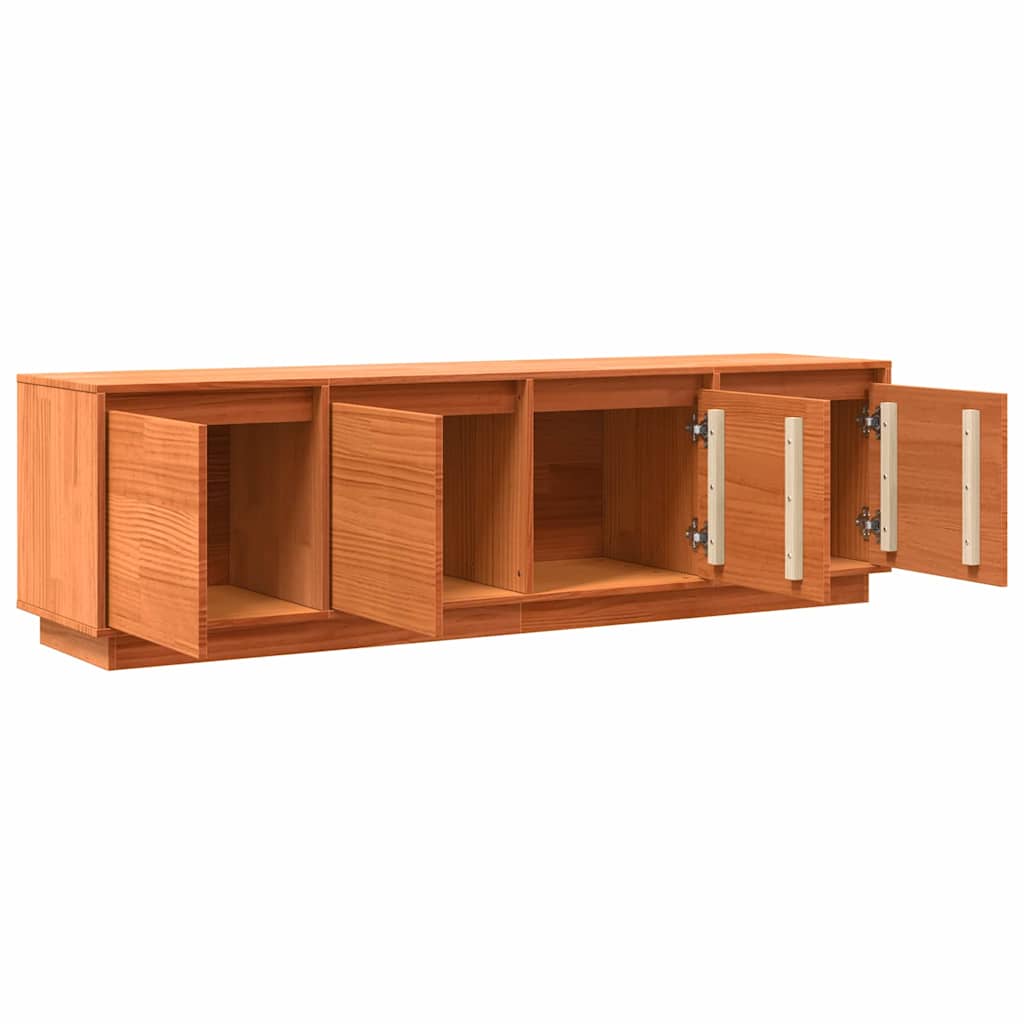 Meuble TV Marron 156 x 37 x 45 cm Bois de pin massif - XIOS