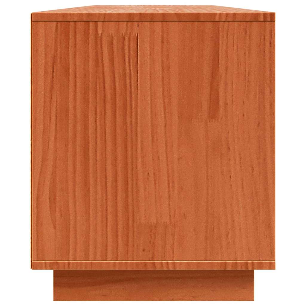 Meuble TV Marron 156 x 37 x 45 cm Bois de pin massif - XIOS
