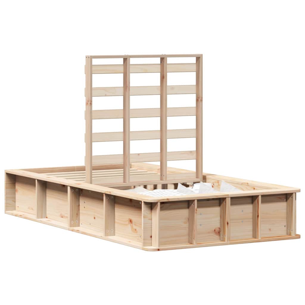 Cadre de lit Pin massif 210 x 118 x 30 cm Pin massif - XIOS