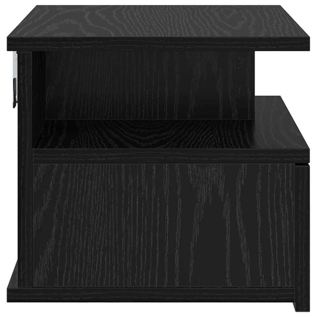 Table de nuit flottante 2 pcs Chêne noir 40 x 31 x 28 cm - XIOS