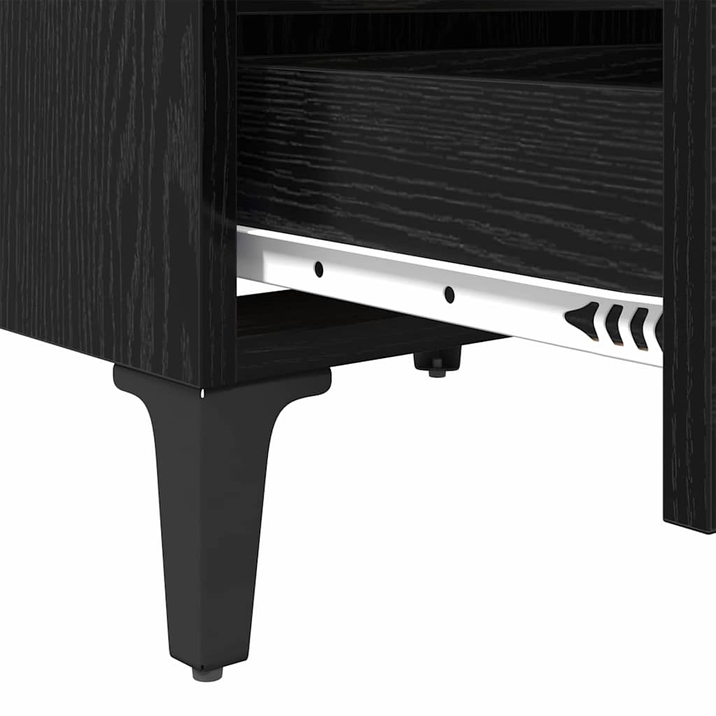 Cabinet de chevet 2 pcs Chêne noir 40 x 35 x 50 cm - XIOS