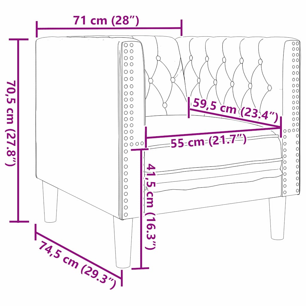 Ensemble de Canapés 3 pcs Noir 194 x 74.5 x 70.5 cm Faux cuir - XIOS