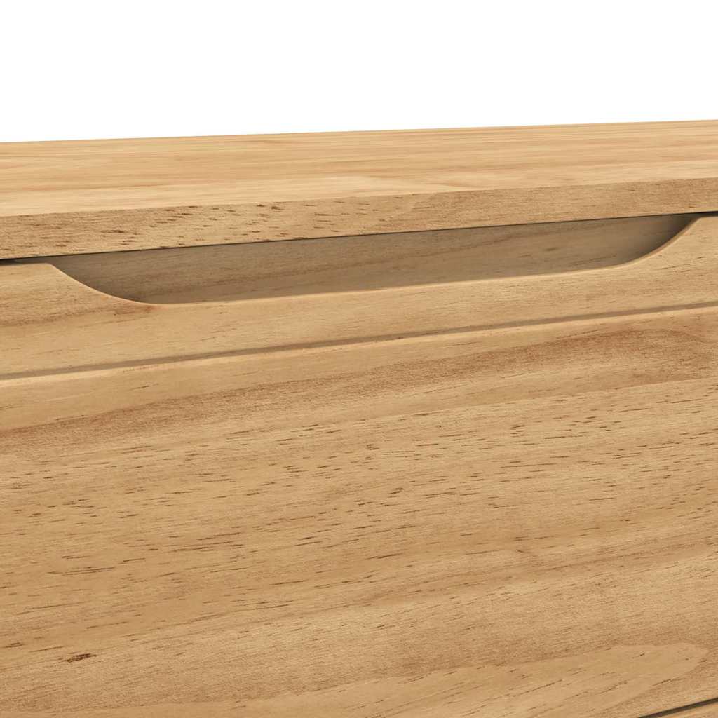 Banc de couloir Cire marron 115 x 40 x 45 cm Bois de Pin Massif - XIOS