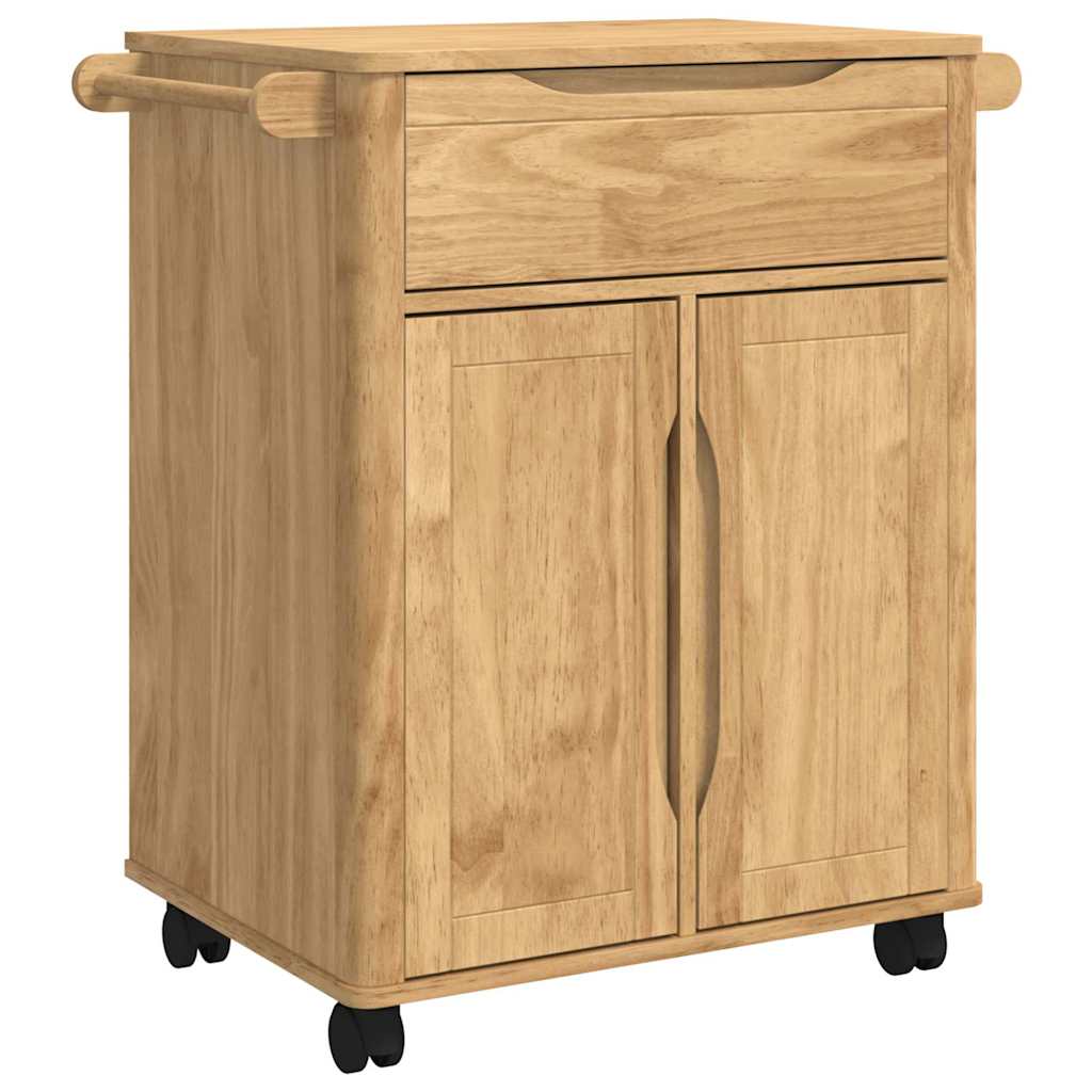 Chariot de cuisine FLORO Cire marron 72,5 x 45 x 80 cm