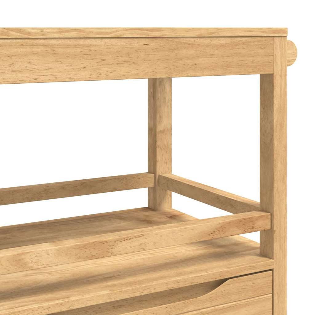 Chariot de cuisine FLORO Cire marron 72,5 x 45 x 80 cm - XIOS