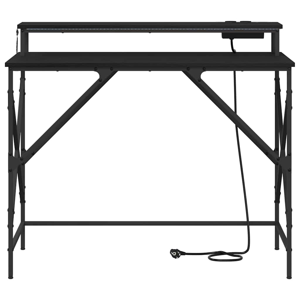 Bureau Chêne noir 100 x 50 x 86.5 cm Bois d'ingénierie - XIOS