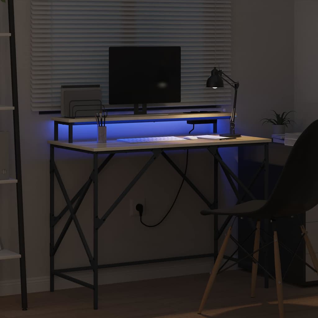 Bureau Chêne sonoma 100 x 50 x 86.5 cm Bois d'ingénierie - XIOS