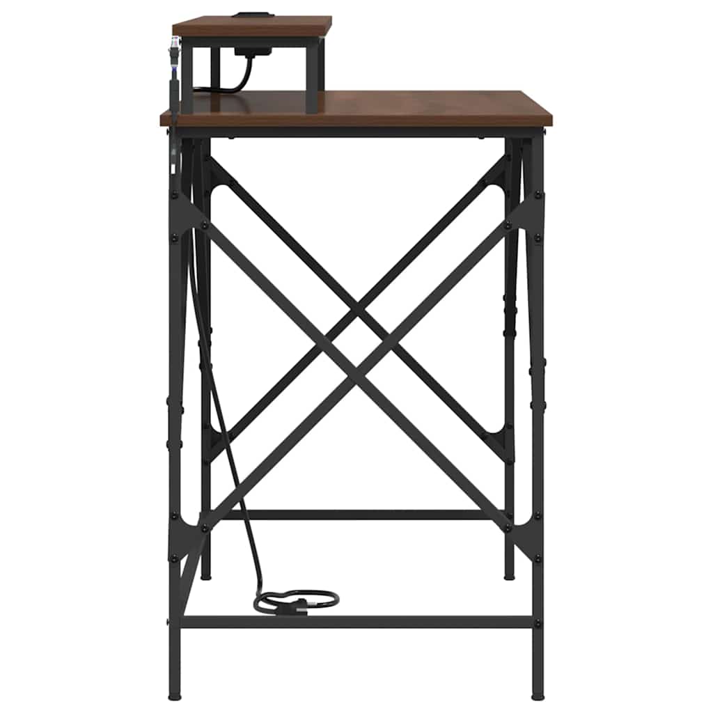 Bureau Chêne marron 100 x 50 x 86.5 cm Bois d'ingénierie - XIOS